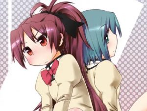 ただいま。【佐倉杏子、美樹さやか/魔法少女まどかマギカエロ】【FANZA/DLsite同人】