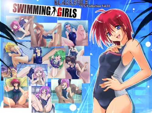 SWIMMING GIRLS【スク水エッチ/ときメモエロイラスト】【DLsite同人】