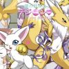 デジモンの二大ケモノキャラ レナモンとテイルモンのエロCG集【FANZA/DLsite同人】